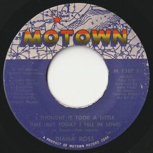 Diana Ross I Thought It Took A Little Time / After You Motown US M 1387 F 202736 SOUL ソウル レコード 7インチ 45