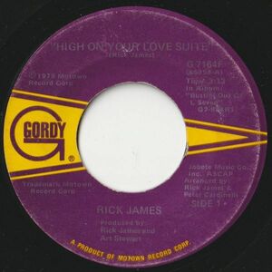 Rick James High On Your Love Suite / Stone City Band, Hi! Gordy US G 7164F 202818 SOUL DISCO ソウル ディスコ レコード 7インチ 45