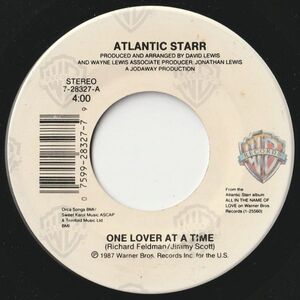 Atlantic Starr One Lover At A Time / I'm In Love Warner Bros. US 7-28327 202852 SOUL DISCO ソウル ディスコ レコード 7インチ 45