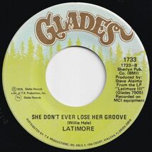 Latimore Qualified Man / She Don't Ever Lose Her Groove Glades US 1733 202888 SOUL ソウル レコード 7インチ 45_画像2