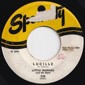 Little Richard And His Band Lucille / Send Me Some Lovin' Specialty US 598 202899 R&B R&R レコード 7インチ 45