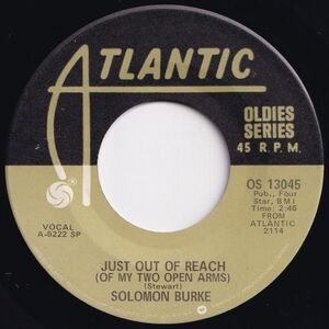 Solomon Burke / Esther Phillips Just Out Of Reach / Release Me Atlantic US OS 13045 202913 SOUL ソウル レコード 7インチ 45