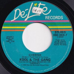 Kool & The Gang Cherish / (Instrumental) De-Lite US 880 869-7 202923 SOUL ソウル レコード 7インチ 45