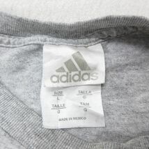 XL/古着 アディダス adidas 長袖 ビンテージ Tシャツ メンズ 00s クルーネック グレー 霜降り他 23jan23 中古_画像4