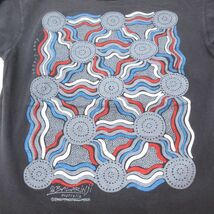 M/古着 半袖 ビンテージ Tシャツ メンズ 80s BALARiNji オーストラリア コットン クルーネック 黒 ブラック spe 23jun15 中古_画像2