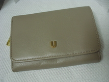 ☆U by ungaro ユーバイ ウンガロ 二つ折り財布☆グレー ねずみ色_画像1