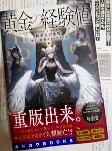 カドカワブックス　原純／黄金の経験値〜特定災害生物「魔王」降臨タイムアタック　特典ＳＳペーパー付