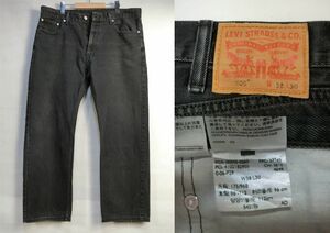 ビッグサイズ Levi's リーバイス 505 00505-0260 ブラック 黒 デニム ジーンズ W38/F136