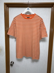 L as good as new 22ss needles S/S CREW NECK TEE COTTON STRIPE JERSEY T-shirt 