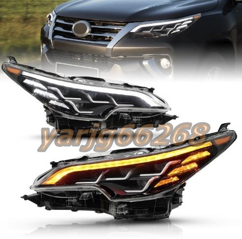 新品 トヨタ FORTUNER LED オープニングモーション 流れるウインカー