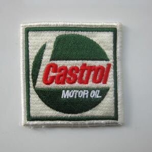 【中古】Castrol カストロール オイル バイク オートバイ ガソリン メーカー ワッペン/ F1 レーシング 自動車 スポンサー 190の画像3