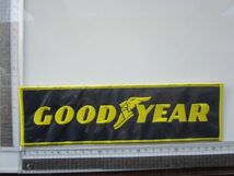 【大きめ】ビンテージ グッドイヤー GOOD YEAR タイヤ ワッペン/自動車 バイク 整備 作業着 F1 レーシング スポンサー B04_画像8