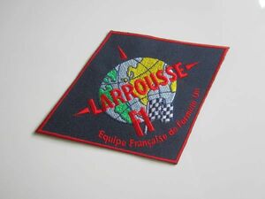 LARROUSSE ラルース レーシング グランプリ F1 チーム ロゴ ワッペン/レーシング バイク 自動車 整備 ビンテージ 191