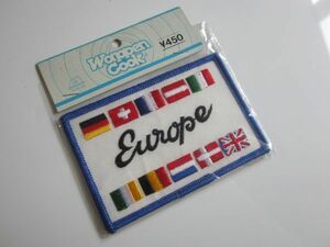 ビンテージ Europe ヨーロッパ 国旗 ワッペン/自動車 バイク 古着 レーシング F1 145