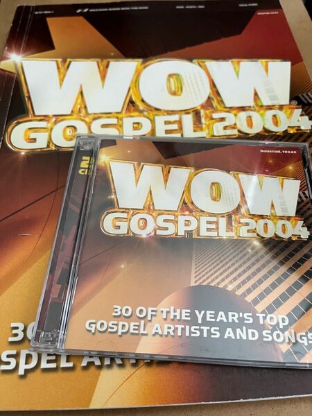 ゴスペル楽譜とCD WOW GOSPEL 2004 Kirk Franklin, Kurt Carr, Fred Hammond他