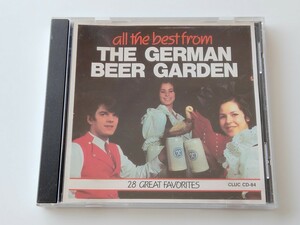 ALL THE BEST FROM GERMAN BEER GARDEN: 28 GREAT FAVORITES CD CLUCCD84 ドイツ録音カナダ盤,ビアガーデンソング決定盤,