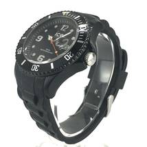 ice watch アイスウォッチ SI.BK.B.S.09 メンズ 腕時計 クオーツ 黒文字盤 3針 デイト ラバーベルト 管理YK30218_画像2