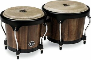 LP エルピー ボンゴ Aspire Wood Bongos Jamjuree/Black Black Hardware LPA601-SW 送料無料