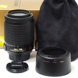 AF-S DX VR NIKKOR 55-200mm F4-5.6 G ED for Nikon F Mount APS-C DX Format FTZ FTZII 対応望遠ズーム 手ブレ補正 VRとED 高性能 人気！