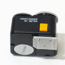 Voigtlader VC METER Black 反射式定常光露出計 3点LED表示 測光角度約30° 測光範囲 EV1-EV20 ISO感度 25~3200 VC メーター 正常 テストOK_画像9