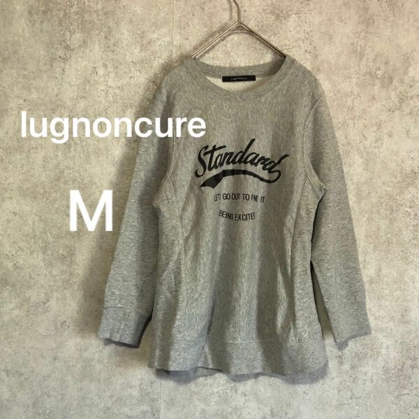 lugnoncure ロングTシャツ トップス　ロゴt 長袖