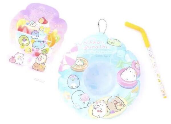 【ねーねー 2021年8・9月付録】「すみっコぐらし」ウキウキ夏あそび3点セット(未開封品)