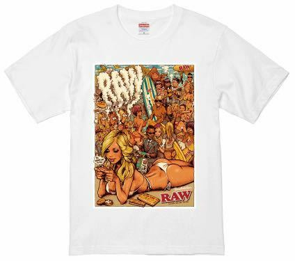 ◆送料無料◆新品　RAW 正規品　ガールサマーTシャツ　ホワイト　Mサイズ