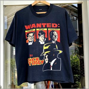 ★DICK TRACY　ディックトレイシー　80s 90s　Tシャツ　size XL　スクリーンスターズ★検 ビンテージ USA製 アメコミ 古着 ムービー 映画