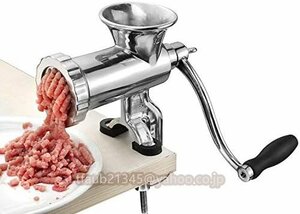 【ケーリーフショップ】手動式ひき肉機 手動肉挽き器 手作り肉詰め機 手動式 家庭用 ステンレススチール製