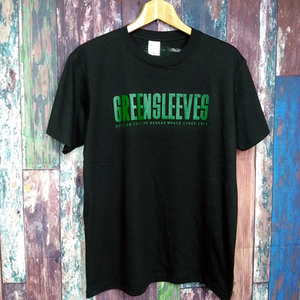 送込　Greensleeves　Reggae　UK 　半袖Tシャツ　黒　Mサイズ 