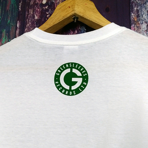 送込 Greensleeves UK Reggae 半袖Tシャツ 白 Lサイズ の画像4