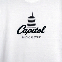 送込　キャピトル レコード Capitol Records 半袖Tシャツ　白　2XLサイズ _画像1