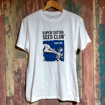 送込 スーパーサティバ　シードクラブ　Super Sativa Seed Club 半袖Tシャツ 白　XLサイズ _画像1