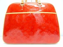 ルイヴィトン モノグラム・ヴェルニ サットン ルージュ ボストンバッグ M91080 LOUIS VUITTON ●P_画像2