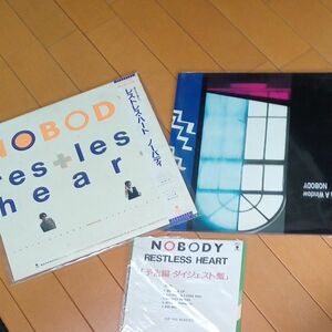 NOBODY レコード三枚　アルバム二枚　シングル一枚