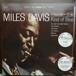 45回転片面プレス 4lp 最高音質 classic records MILES DAVIS KIND OF BLUE マイルス・デイビス デイヴィス レコード LP アナログ vinyl