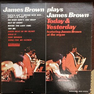 MONO US original james brown plays today and yesterday ジェームズ・ブラウン side winder analog record レコード LP アナログ vinyl