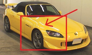 希少★未使用 S2000 純正 フロント フェンダー 【未塗装】右/左 ホンダ HONDA AP1 AP2 typeS typeV premium 前期 中期 後期 FENDER R/L NEW