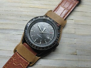  horse leather wristwatch pedestal military look 8516648 wristwatch 