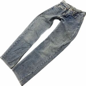 USA製 ☆ LEVIS 505 90s いなたい風合い◎ デニムパンツ タイト 細身 ジーンズ W28 アメカジ ストリート 古着MIX 定番 リーバイス■Ja6074