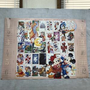 K235 Disney Calendar 1994/Mickey Mouse/Bear Pooh/Peter Pan/Kinopio // около 51 x 71,5 см/больше, царапины и т. Д.