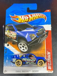 ホットウィール HOTWHEELS OFF TRACK THRILL RACERS DESERT 11 青