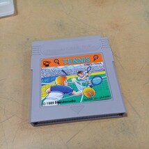 任天堂 GB ゲームボーイ TENNIS テニス ソフト DMG-TNA 箱・取説あり 当時物 中古 簡易動作確認済み 長期保管_画像4