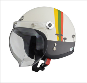 スモールロージェットヘルメット Street Alice QP-2 レディース アフリカ QP-2-AFR リード工業