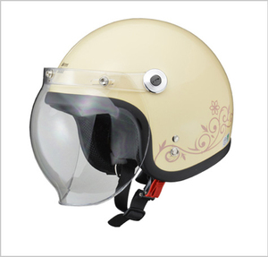 スモールロージェットヘルメット Street Alice QP-2 レディース アイボリー QP-2-IV リード工業