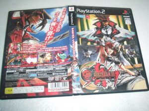  used scratch PS2 Guilty gear igzeks slash operation guarantee including in a package possible 