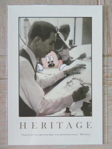 TDR 東京ディズニーリゾート 実写 ウォルト ミッキーマウス 【HERITAGE】 ポストカード