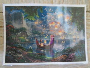 Art hand Auction Importierte Disney Thomas Kinkade Tangled Postkarte, Antiquität, Sammlung, Disney, Andere