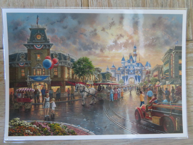 Importar Disney Disney Thomas Kinkade Main Street Postal, antiguo, recopilación, Disney, otros