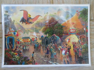 Art hand Auction Импортированная открытка Диснея с Томасом Кинкейдом Дамбо, античный, коллекция, Дисней, другие